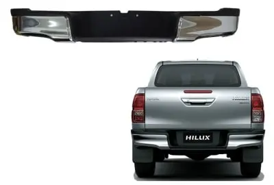 Parachoques trasero cromado para Toyota Hilux Revo (2016+)